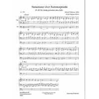 En vänlig grönskas rika dräkt /Sommarpsalm/ 5 Variationer/Magnus Kilve'n